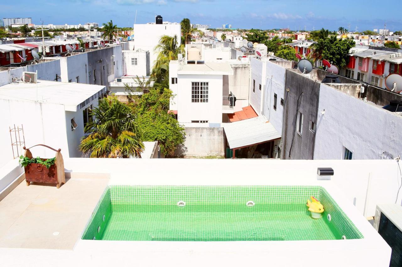 Habitacion, Jacuzzi Rooftop, Gran Wi-Fi カンクン エクステリア 写真